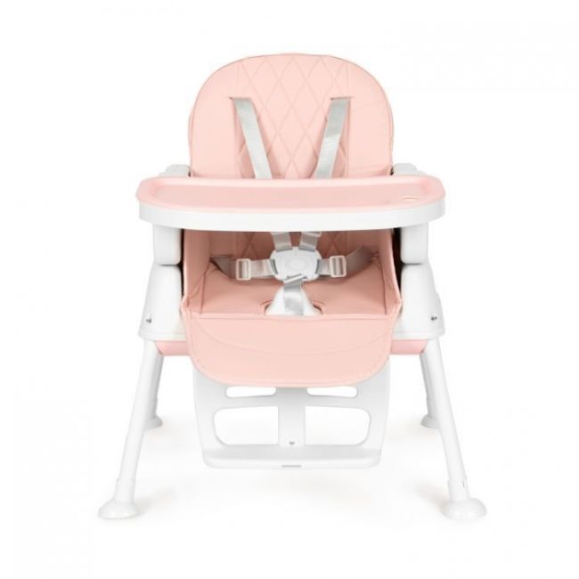Scaun de masa 3 in 1 pentru copii ecotoys ha-009 - roz edeediha-009pink