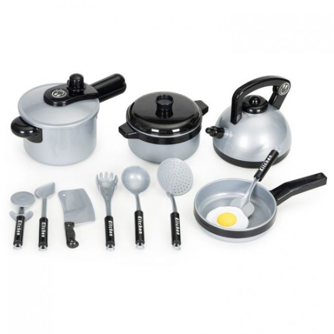 Set accesorii de bucatarie pentru copii, 14 elemente, ecotoys hc469252 edeedihc469252