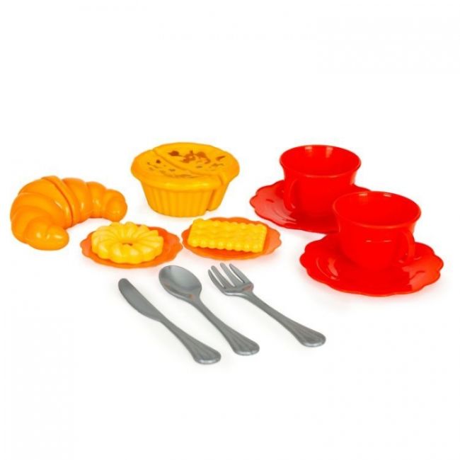 Set fast food pentru copii, 42 elemente, ecotoys hc429510 edeedihc429510