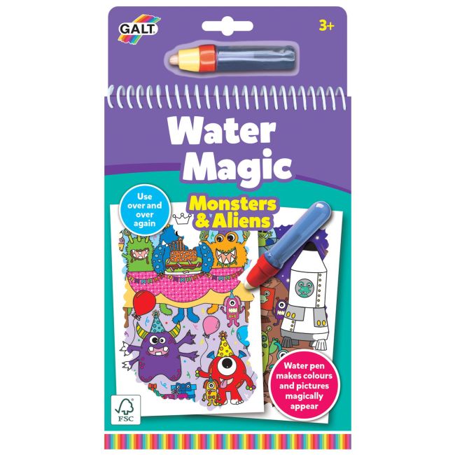 Water magic: carte de colorat monstruleti si extraterestrii