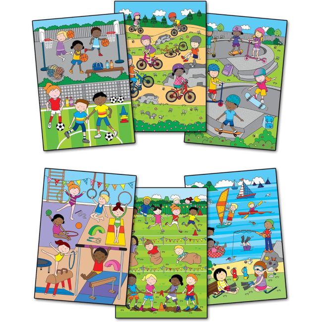 Water magic: carte de colorat ora de sport