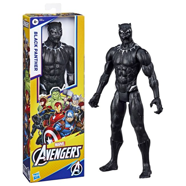 AVENGERS TITAN EROI DE FILM FIGURINA BLACK PANTHER 29CM VIVE3309_E7876