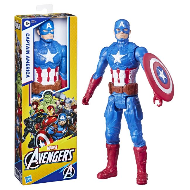 AVENGERS TITAN EROI DE FILM FIGURINA CAPTAIN AMERICA 29CM VIVE3309_E7877