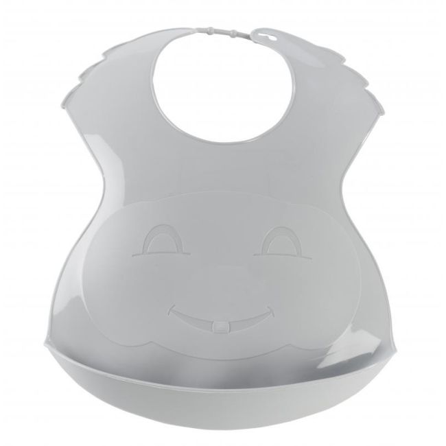 Baveta din plastic SOFT, Grey Charm DNBTHE153029