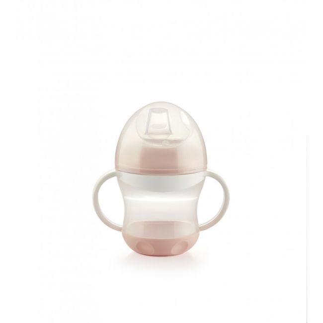 Cana anti-curgere cu capac si manere Powder pink DNBTHE165831
