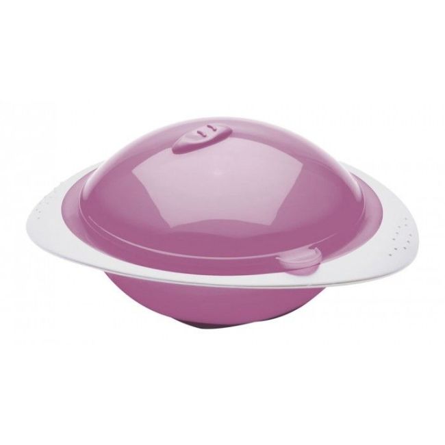 Castron cu capac pentru microunde Orchid pink DNBTHE165052