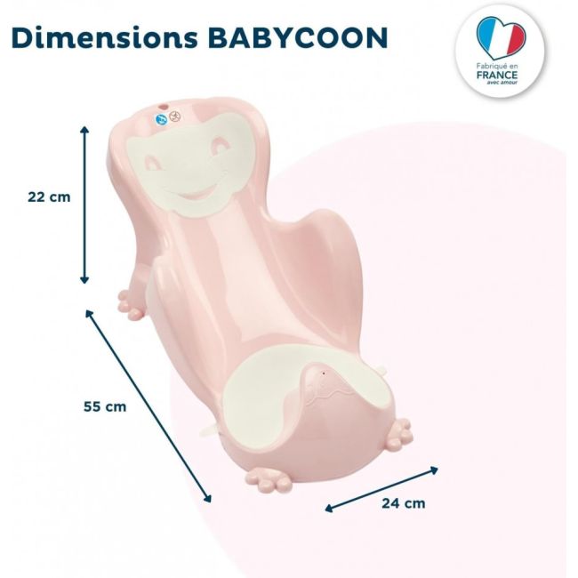 Hamac de baie BABYCOON Thermobaby Powder Pink DNBTHE194431