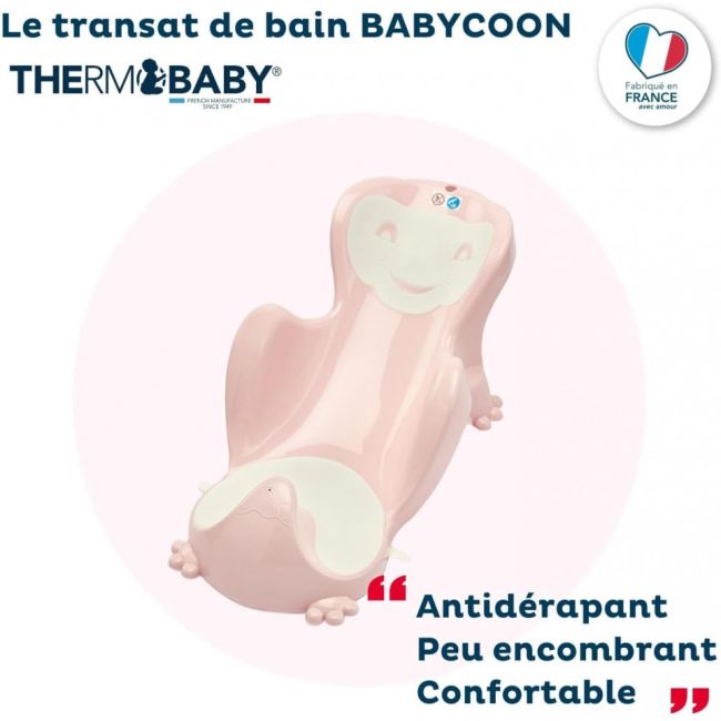 Hamac de baie BABYCOON Thermobaby Powder Pink DNBTHE194431