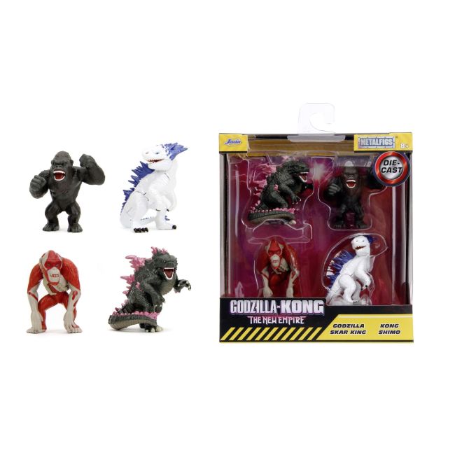 JADA GODZILLA SET 4 FIGURINE METALICE 6.5CM VIV253252035