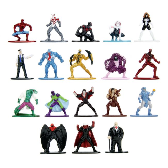 JADA MARVEL SPIDER MAN NANOFIGURINE METALICE SET 2 4CM VIV253225031
