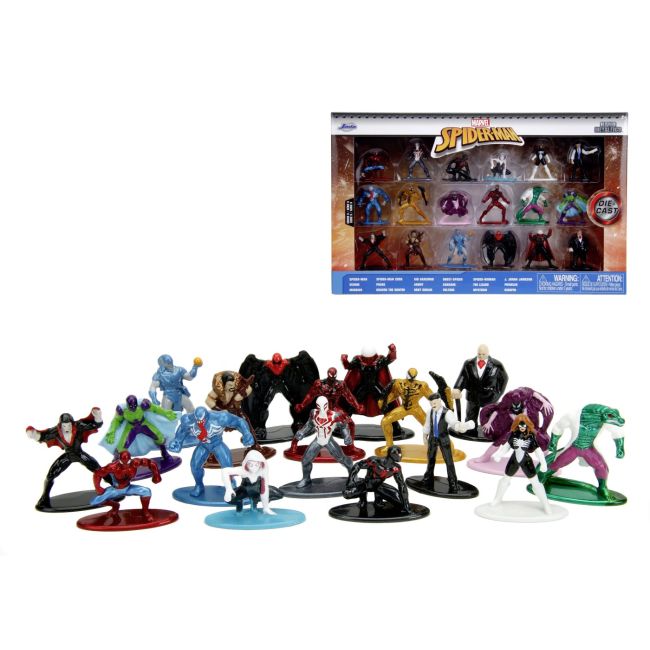 JADA MARVEL SPIDER MAN NANOFIGURINE METALICE SET 2 4CM VIV253225031