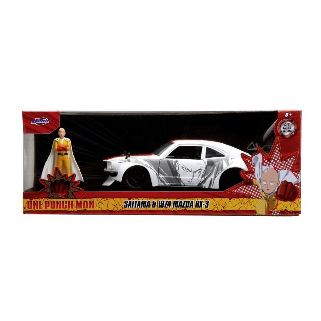 JADA ONE PUNCH MAN SET MASINUTA METALICA MAZDA RX 3 SI FIGURINA SAITAMA VIV253255058