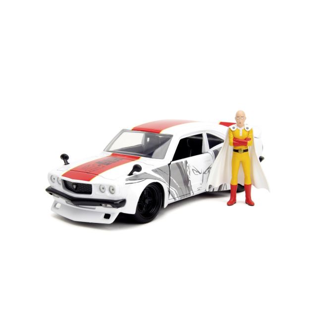 JADA ONE PUNCH MAN SET MASINUTA METALICA MAZDA RX 3 SI FIGURINA SAITAMA VIV253255058