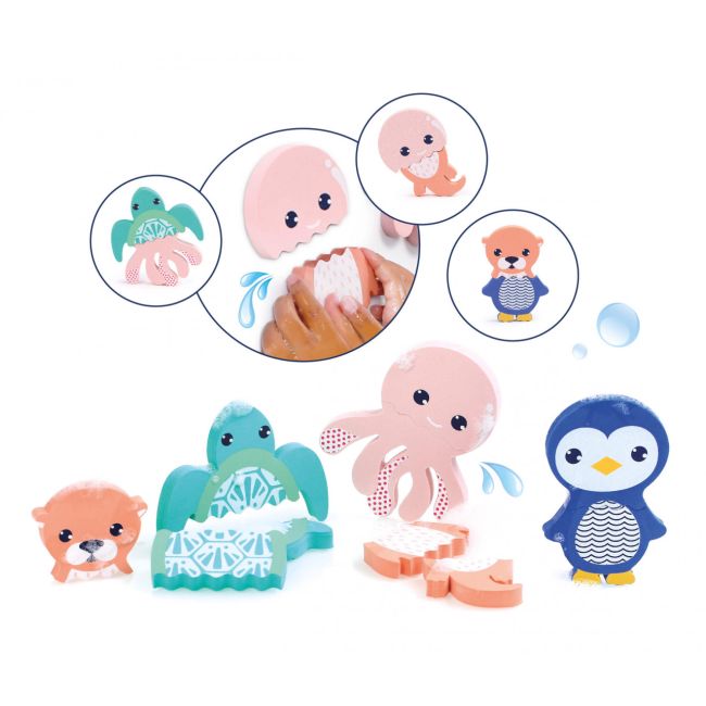LUDI Puzzle din spuma Animalute DNBLUD40078