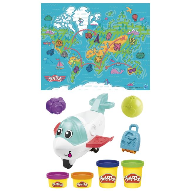 PLAY-DOH STARTERS CALATORESTE CU AVIONUL VIVF8804