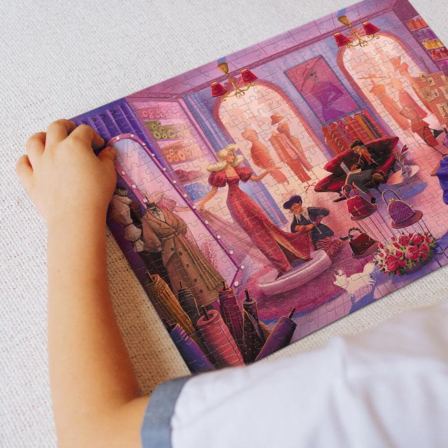 Puzzle - atelierul de moda (300 piese)