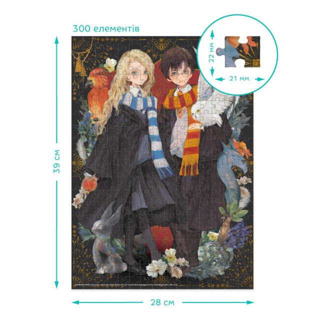 Puzzle harry potter - luna si harry (300 piese)