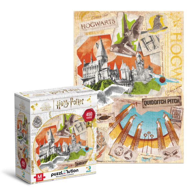 Puzzle harry potter - scoala hogwarts (450 piese)