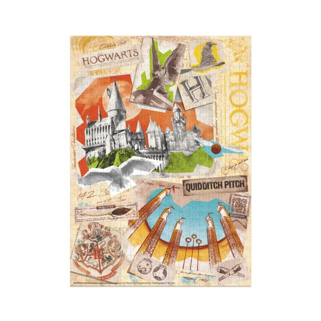 Puzzle harry potter - scoala hogwarts (450 piese)