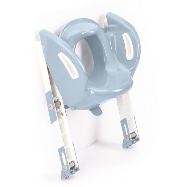 Reductor pentru toaleta cu scarita Kiddyloo Baby blue DNBTHE172543