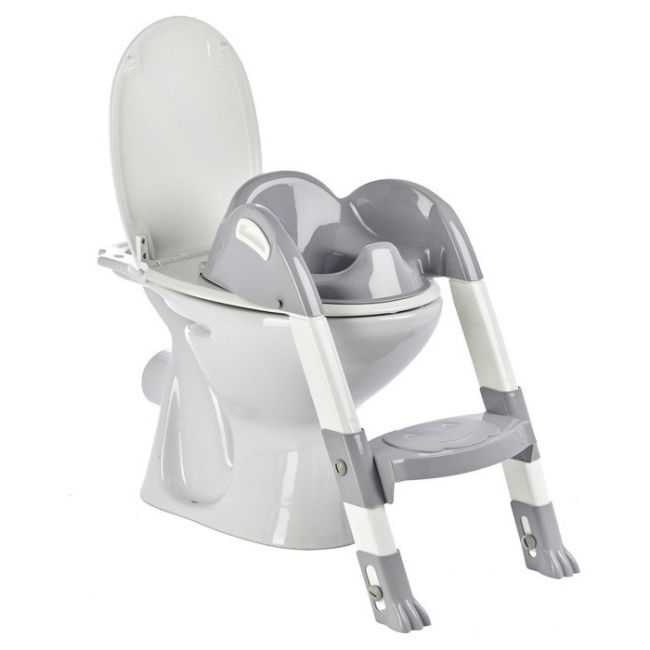 Reductor pentru toaleta cu scarita Kiddyloo GREY CHARM DNBTHE172529