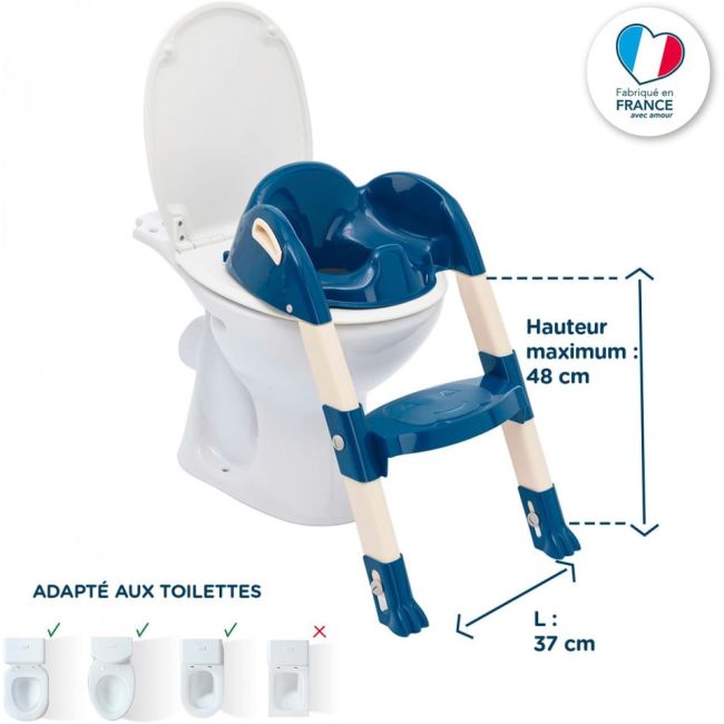 Reductor pentru toaleta cu scarita Kiddyloo OCEAN BLUE DNBTHE172575