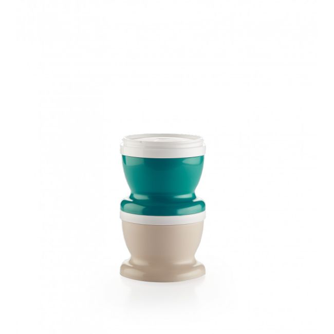 Set 2 recipiente cu capac si lingurita Thermobaby Emeraude DNBTHE165946