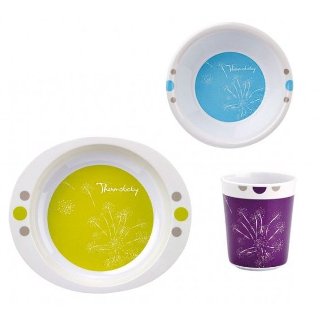 Set pentru masa din melamina FIREWORKS Thermobaby DNBTHE163315