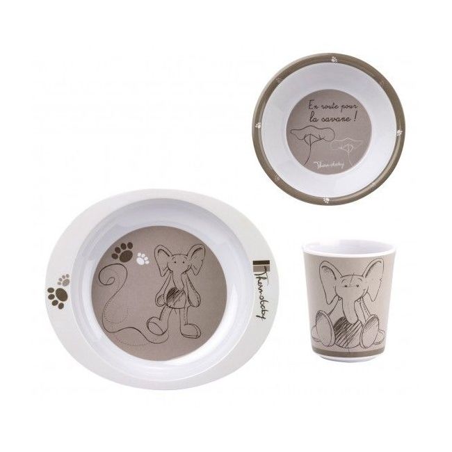 Set pentru masa din melamina SAVANA Thermobaby DNBTHE163316