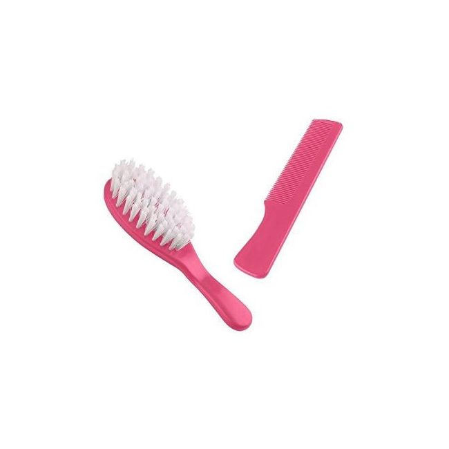Set perie si pieptan pentru bebelusi Thermobaby-Rose bonbon DNBTHE141097