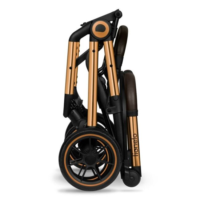 Carucior sport, Lionelo, Cloe, Cu accesorii, Cadru din aluminiu, Pana la 22 kg, Usor, Pliere compacta pentru avion, cu o singura mana, Ideal pentru toate tipurile de suprafete, 6 luni+, Black Onyx BYNLO-CLOE_BLACK_ONYX