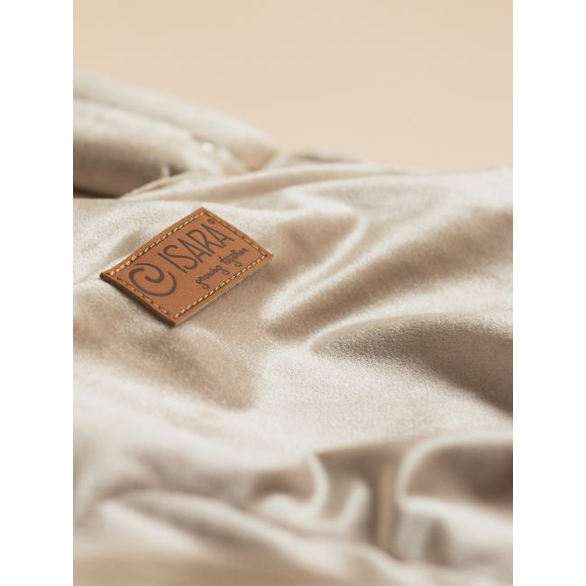 Marsupiu isara quick half buckle champagne velvet
