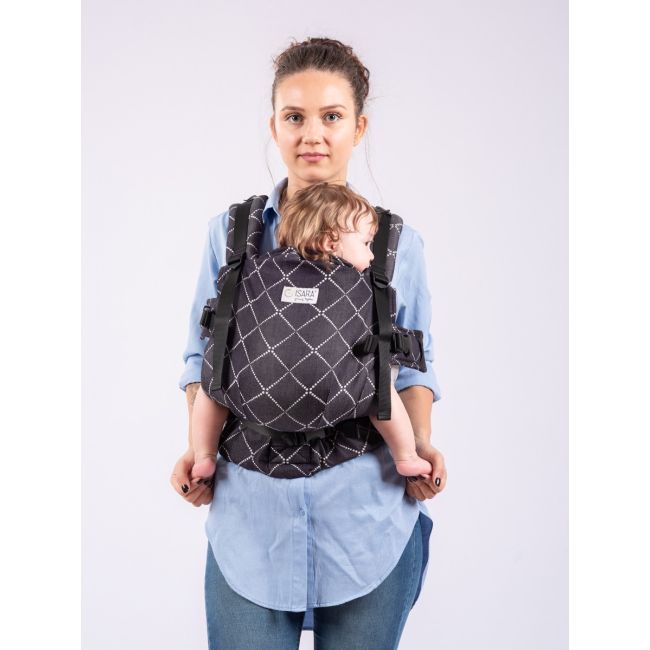 Marsupiu isara the trendsetter diamonda black