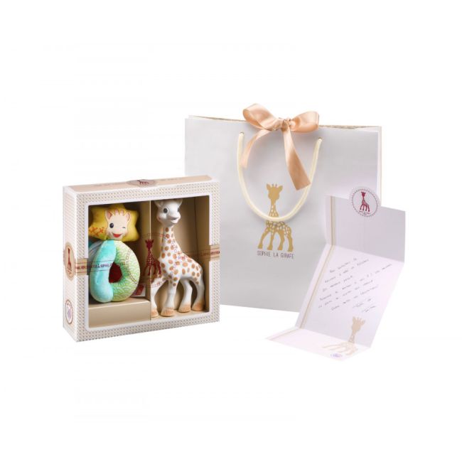 Set SOPHIEsticat Girafa Sophie + zornaitoare cu bile DNB000002