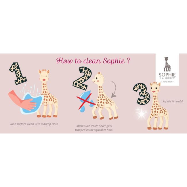 Set cadou jucarii activitati girafa Sophie DNB516325