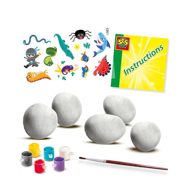 Set creativ - Pictura pe piatra si tehnica Rub