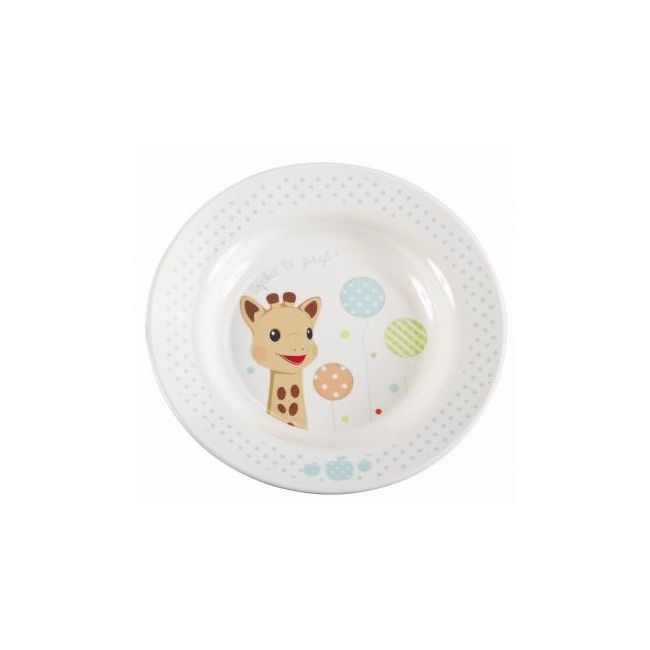 Set pentru masa melamina Girafa Sophie baloane cutie cadou DNB470007