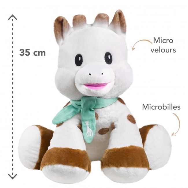 Vulli Girafa Sophie 'pufoasa' maxi 35 cm DNB010337
