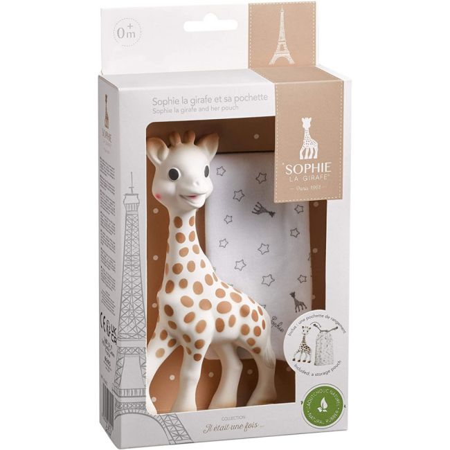 Vulli Girafa Sophie si saculet de transport DNB616401