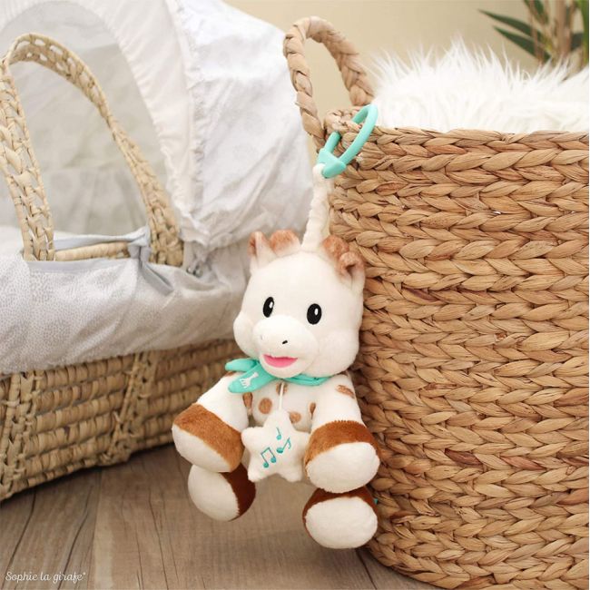 Vulli Jucarie muzicala Girafa Sophie 'pufoasa' 20 cm DNB010338