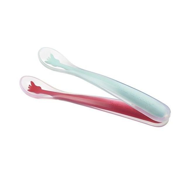 Vulli Set 2 lingurite silicon Girafa Sophie DNB450408