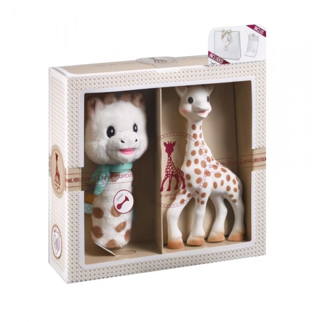 Vulli Set de naștere Girafa Sophie si zornaitoare Sweety Sophie DNB000012