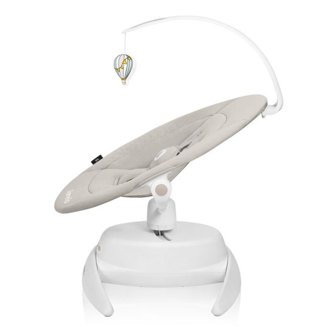 Balansoar, Lionelo, Iris, 2 in 1, Rotire 360 grade, Electric, Cu 3 moduri de leganare, Cu 5 trepte de viteza, Cu 3 pozitii de inclinare, 12 melodii, Silentios, Pana la 9 kg, Bej BYNLO-IRIS_BEIGE_SAND