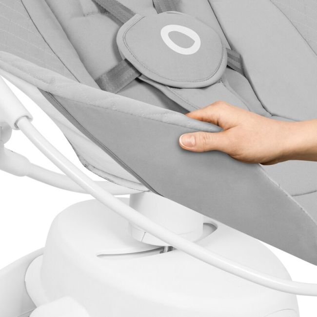 Balansoar, Lionelo, Iris, 2 in 1, Rotire 360 grade, Electric, Cu 3 moduri de leganare, Cu 5 trepte de viteza, Cu 3 pozitii de inclinare, Pana la 9 kg, Gri BYNLO-IRIS_GREY_CONCRETE