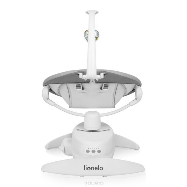 Balansoar, Lionelo, Iris, 2 in 1, Rotire 360 grade, Electric, Cu 3 moduri de leganare, Cu 5 trepte de viteza, Cu 3 pozitii de inclinare, Pana la 9 kg, Gri BYNLO-IRIS_GREY_CONCRETE