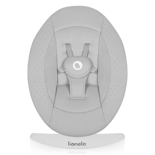 Balansoar, Lionelo, Iris, 2 in 1, Rotire 360 grade, Electric, Cu 3 moduri de leganare, Cu 5 trepte de viteza, Cu 3 pozitii de inclinare, Pana la 9 kg, Gri BYNLO-IRIS_GREY_CONCRETE