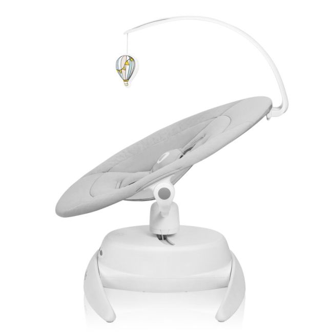 Balansoar, Lionelo, Iris, 2 in 1, Rotire 360 grade, Electric, Cu 3 moduri de leganare, Cu 5 trepte de viteza, Cu 3 pozitii de inclinare, Pana la 9 kg, Gri BYNLO-IRIS_GREY_CONCRETE