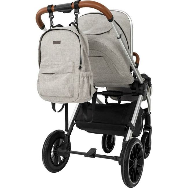 Carucior 3 in 1, FreeON, Joy, Reversibil, Cu cadru din aluminiu, Scoica auto, Husa picioare, Geanta mamici si accesorii, Conform cu standardele europene de securitate R129, Gri BYN49676
