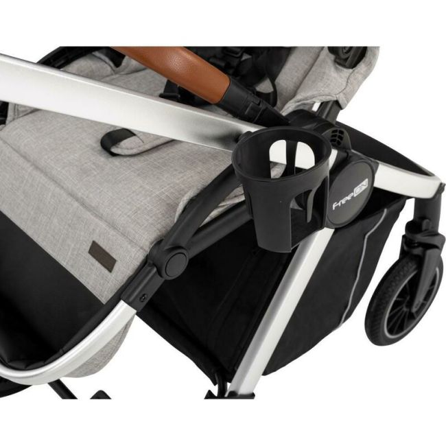 Carucior 3 in 1, FreeON, Joy, Reversibil, Cu cadru din aluminiu, Scoica auto, Husa picioare, Geanta mamici si accesorii, Conform cu standardele europene de securitate R129, Gri BYN49676