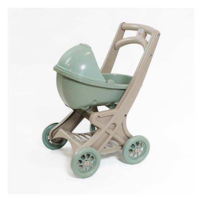 Carucior pentru papusa MyKids 0121/01eco Beige-Turquoise 00086918